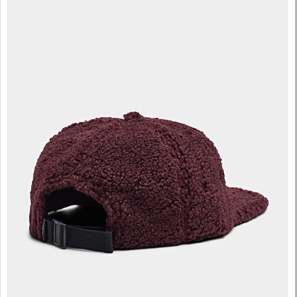 Vans Off the wall unisex brown plum fleecy baseball cap NWT - Picture 9 of 9